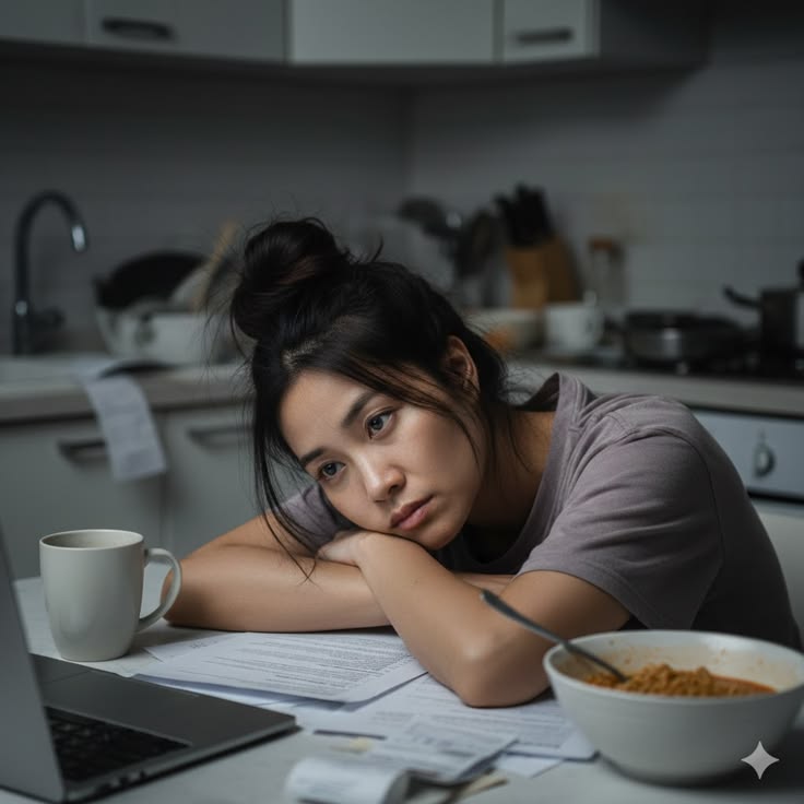 Abstract vertical urban lines with warm accent